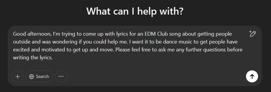 1 GPT Prompt - EDM Club